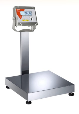 Waage Inox 30/60kg / 2/5gr 400x400mm/Höhe 580mm